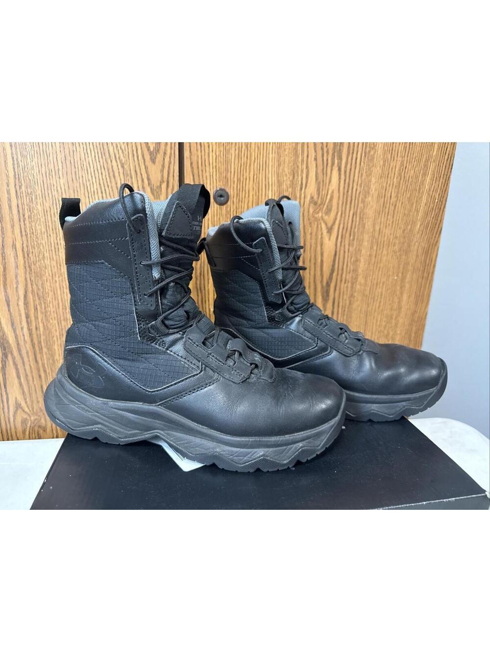 UNDER ARMOUR 3024951 WOMEN'S SIZE 7 STELLAR G2 TACTICAL BOOTS BLACK